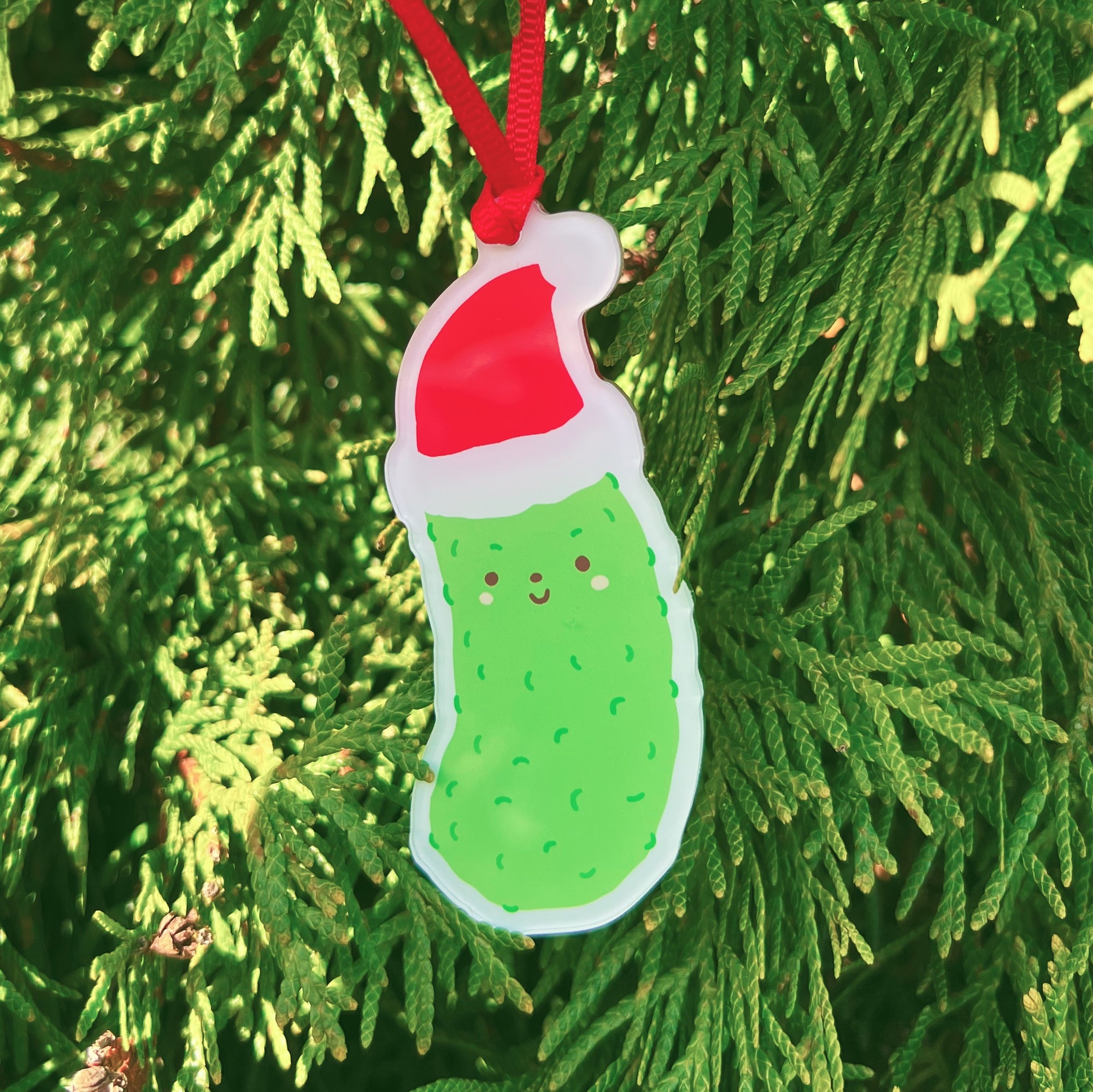 Acrylic Pickle Ornament