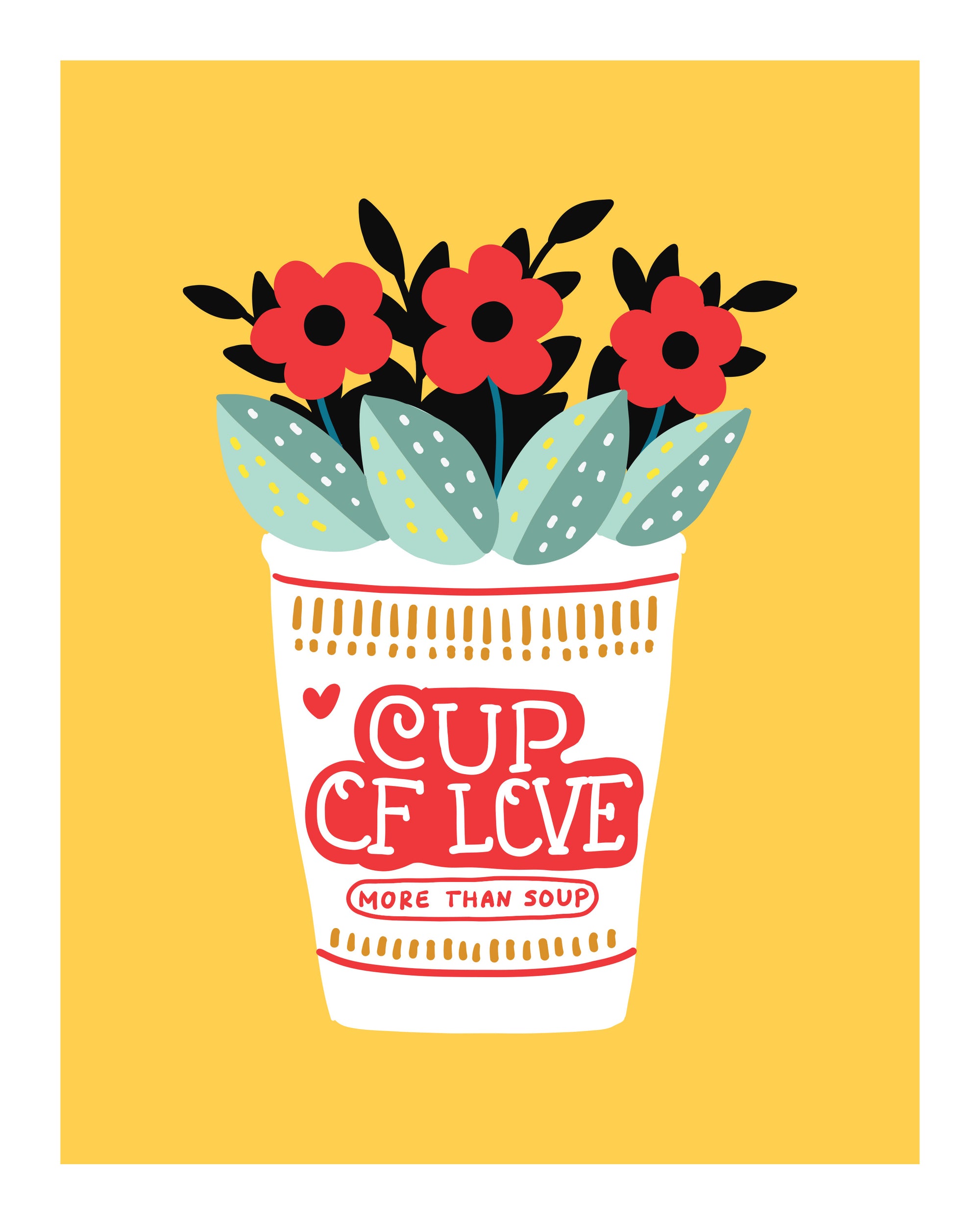 Cup of Love Art Print