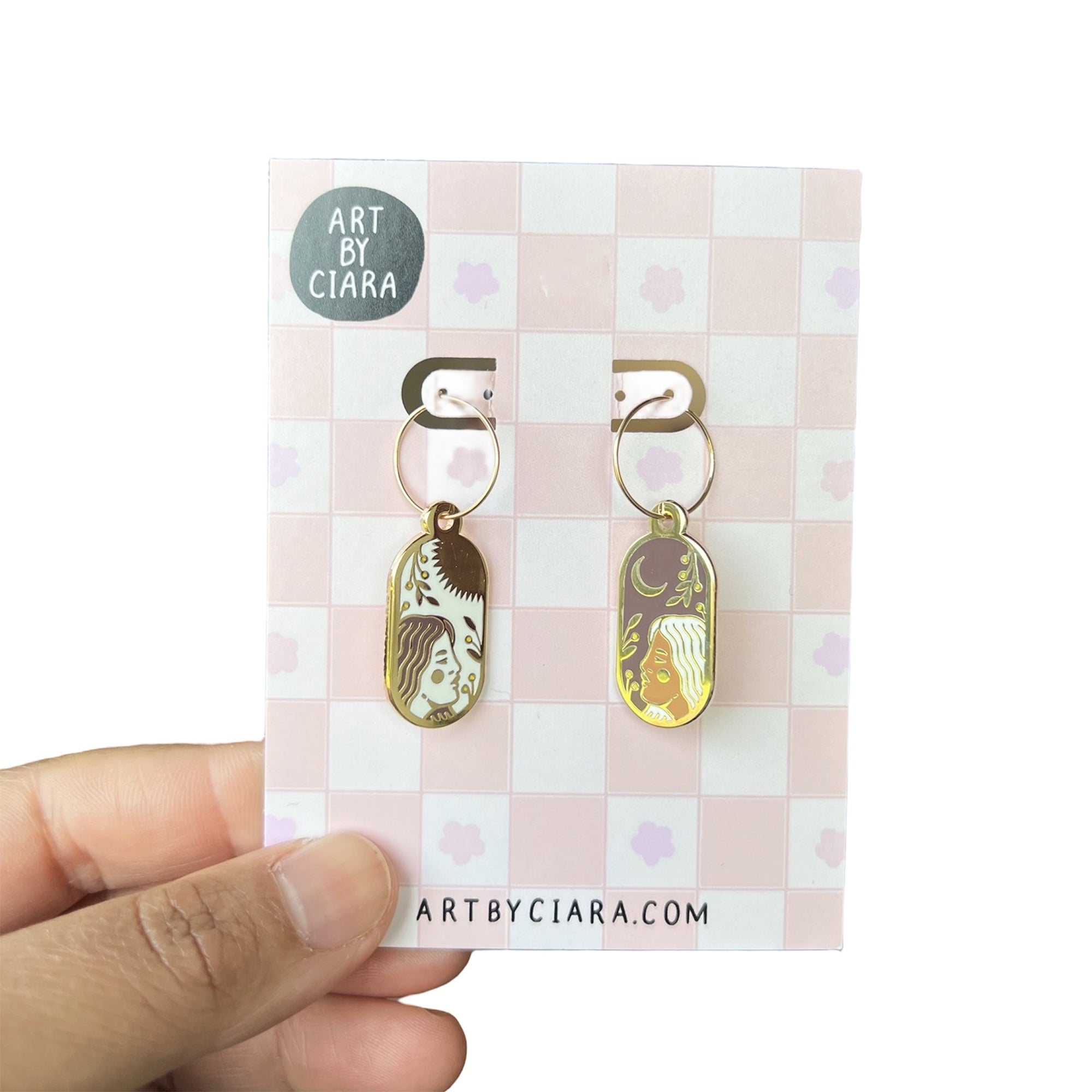 Day and Night Earrings