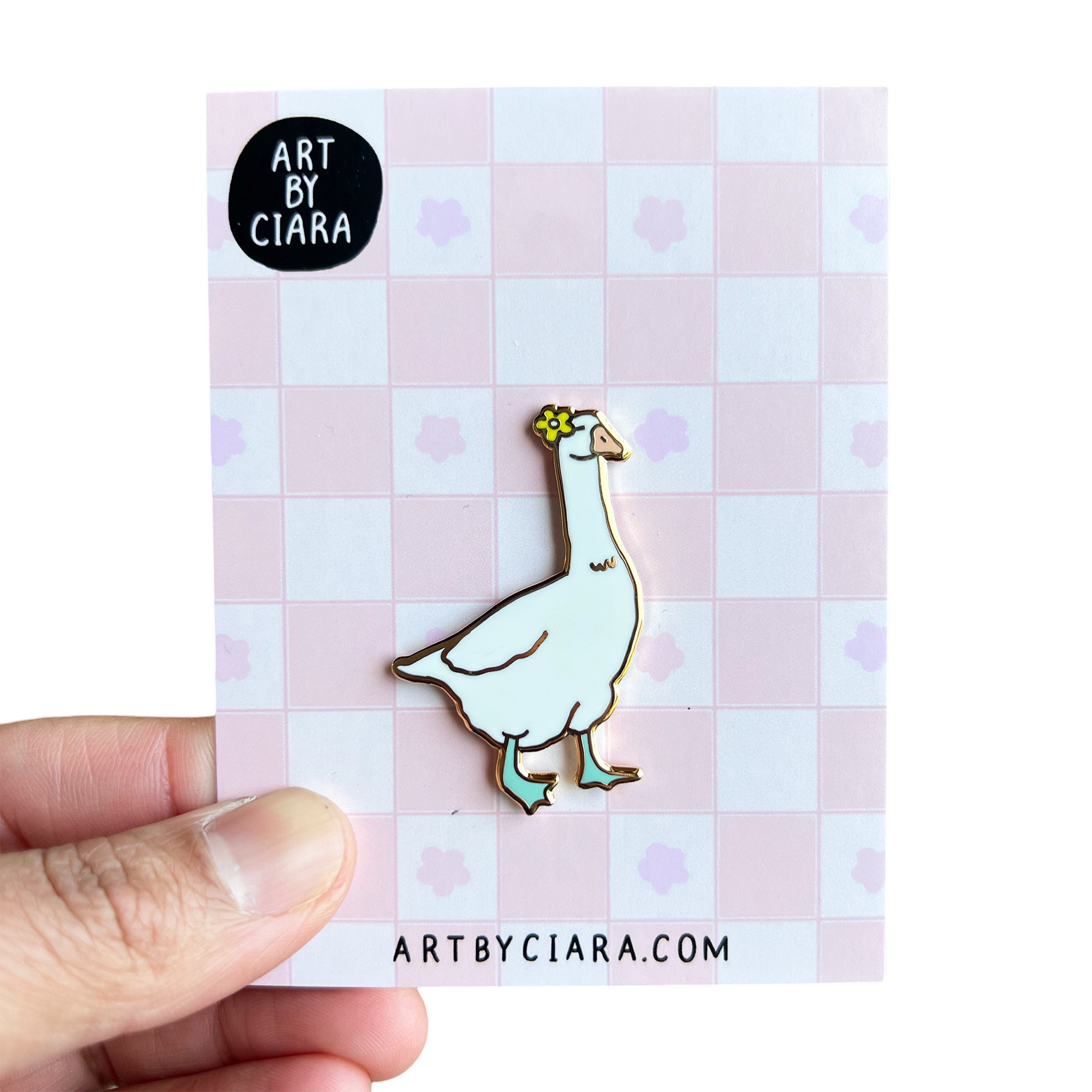 Silly Goose Enamel Pin