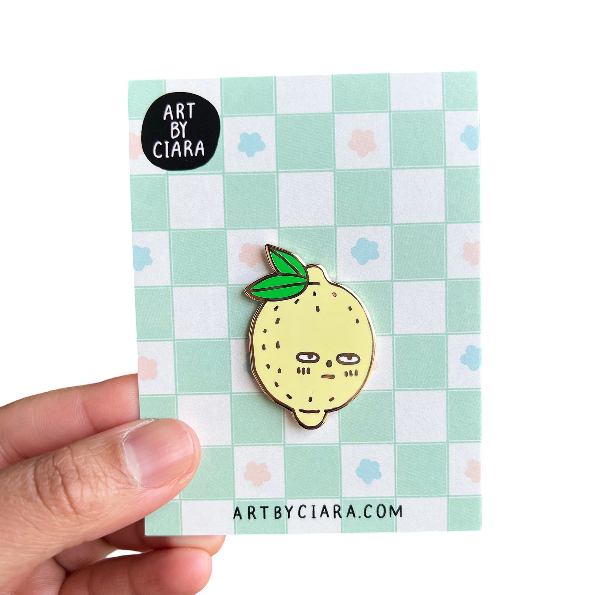 Sour Lemon Enamel Pin