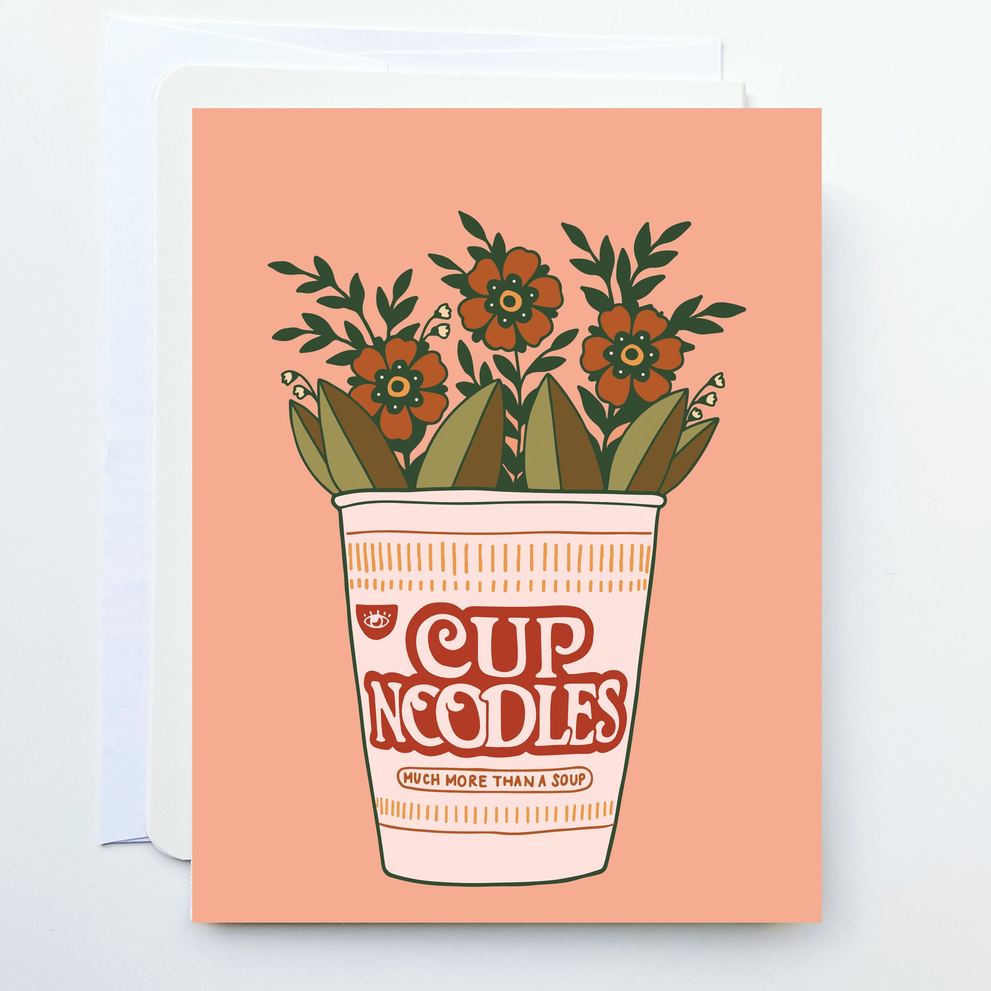 Cup of Noodles Greeting Card