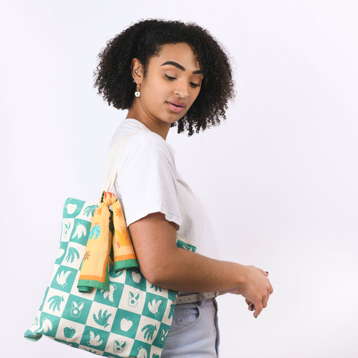 Apples and Bananas Tote Bag