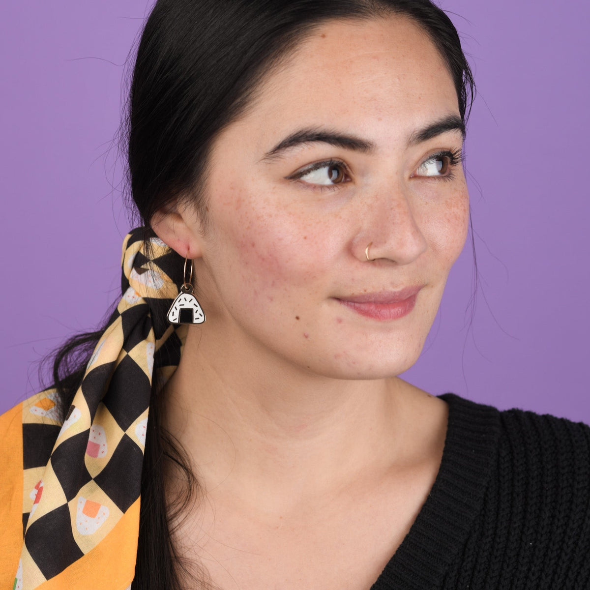 Mustard+Brown Onigiri Bandana