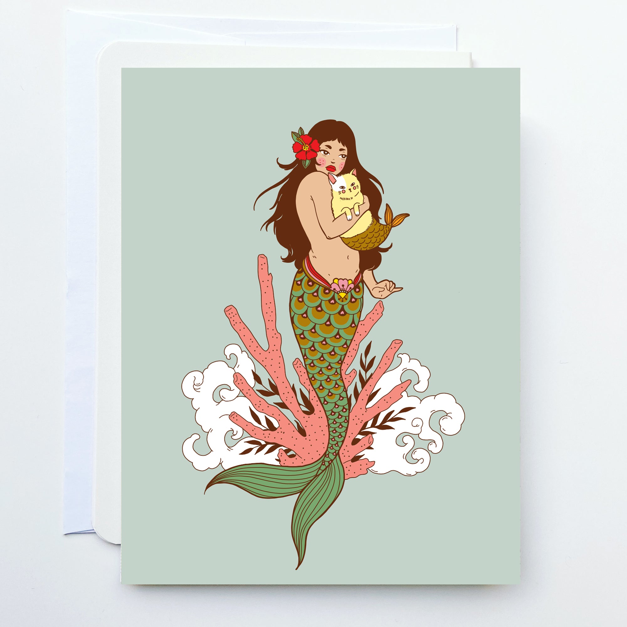 Sirena Greeting Card